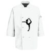 Eight Pearl Button Chef Coat with Thermometer Pocket Thumbnail