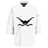 Eight Pearl Button Chef Coat with Thermometer Pocket Thumbnail