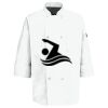 Eight Pearl Button Chef Coat with Thermometer Pocket Thumbnail