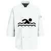 Eight Pearl Button Chef Coat with Thermometer Pocket Thumbnail