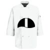 Eight Pearl Button Chef Coat with Thermometer Pocket Thumbnail
