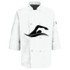 Eight Pearl Button Chef Coat with Thermometer Pocket Thumbnail