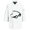 Eight Pearl Button Chef Coat with Thermometer Pocket Thumbnail