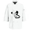 Eight Pearl Button Chef Coat with Thermometer Pocket Thumbnail