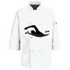 Eight Pearl Button Chef Coat with Thermometer Pocket Thumbnail