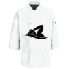 Eight Pearl Button Chef Coat with Thermometer Pocket Thumbnail