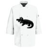 Eight Pearl Button Chef Coat with Thermometer Pocket Thumbnail