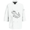 Eight Pearl Button Chef Coat with Thermometer Pocket Thumbnail