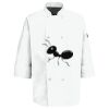 Eight Pearl Button Chef Coat with Thermometer Pocket Thumbnail