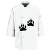Eight Pearl Button Chef Coat with Thermometer Pocket Thumbnail