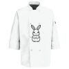 Eight Pearl Button Chef Coat with Thermometer Pocket Thumbnail