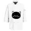 Eight Pearl Button Chef Coat with Thermometer Pocket Thumbnail