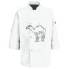 Eight Pearl Button Chef Coat with Thermometer Pocket Thumbnail