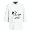 Eight Pearl Button Chef Coat with Thermometer Pocket Thumbnail
