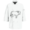 Eight Pearl Button Chef Coat with Thermometer Pocket Thumbnail