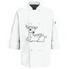 Eight Pearl Button Chef Coat with Thermometer Pocket Thumbnail