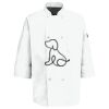 Eight Pearl Button Chef Coat with Thermometer Pocket Thumbnail