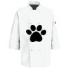 Eight Pearl Button Chef Coat with Thermometer Pocket Thumbnail