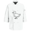 Eight Pearl Button Chef Coat with Thermometer Pocket Thumbnail