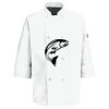 Eight Pearl Button Chef Coat with Thermometer Pocket Thumbnail