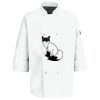 Eight Pearl Button Chef Coat with Thermometer Pocket Thumbnail