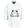 Eight Pearl Button Chef Coat with Thermometer Pocket Thumbnail