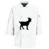 Eight Pearl Button Chef Coat with Thermometer Pocket Thumbnail