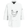 Eight Pearl Button Chef Coat with Thermometer Pocket Thumbnail