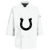 Eight Pearl Button Chef Coat with Thermometer Pocket Thumbnail
