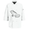 Eight Pearl Button Chef Coat with Thermometer Pocket Thumbnail