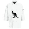Eight Pearl Button Chef Coat with Thermometer Pocket Thumbnail