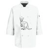 Eight Pearl Button Chef Coat with Thermometer Pocket Thumbnail