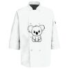 Eight Pearl Button Chef Coat with Thermometer Pocket Thumbnail