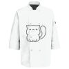 Eight Pearl Button Chef Coat with Thermometer Pocket Thumbnail