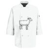 Eight Pearl Button Chef Coat with Thermometer Pocket Thumbnail