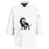 Eight Pearl Button Chef Coat with Thermometer Pocket Thumbnail