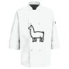 Eight Pearl Button Chef Coat with Thermometer Pocket Thumbnail