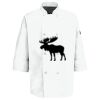 Eight Pearl Button Chef Coat with Thermometer Pocket Thumbnail