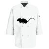 Eight Pearl Button Chef Coat with Thermometer Pocket Thumbnail
