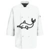 Eight Pearl Button Chef Coat with Thermometer Pocket Thumbnail