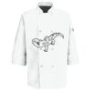 Eight Pearl Button Chef Coat with Thermometer Pocket Thumbnail