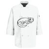 Eight Pearl Button Chef Coat with Thermometer Pocket Thumbnail
