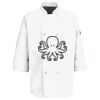 Eight Pearl Button Chef Coat with Thermometer Pocket Thumbnail