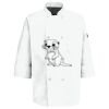 Eight Pearl Button Chef Coat with Thermometer Pocket Thumbnail