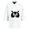 Eight Pearl Button Chef Coat with Thermometer Pocket Thumbnail