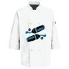 Eight Pearl Button Chef Coat with Thermometer Pocket Thumbnail