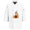 Eight Pearl Button Chef Coat with Thermometer Pocket Thumbnail