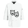 Eight Pearl Button Chef Coat with Thermometer Pocket Thumbnail