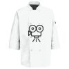 Eight Pearl Button Chef Coat with Thermometer Pocket Thumbnail