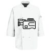 Eight Pearl Button Chef Coat with Thermometer Pocket Thumbnail